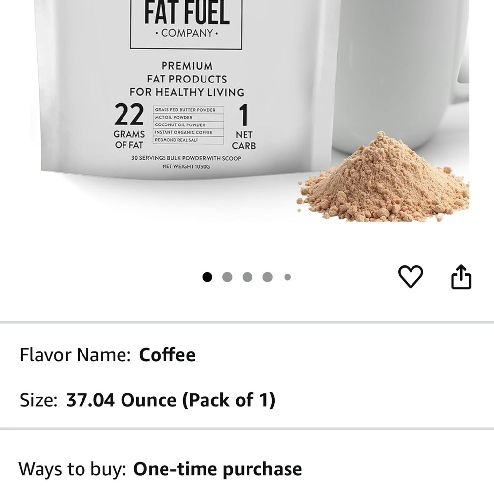 Fat Fuel Company Coffee Powder